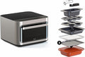 Brava Glass: 10-in-1 Touchscreen Countertop Smart Oven, Glass Door, Wireless Thermometer, Air Fryer, 6-Slice Toaster, Slow Cooker, Reheater, Dehydrator, Rice Cooker, Auto-Shut Off, 1800W