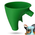 Flour Funnel for Kitchen Aid Mixer, Stand Mixer Attachment, Easy Pour No-Mess Attachment, Anti-Splash Accessory, Durable Dishwasher-Safe Baking Tool (Green)