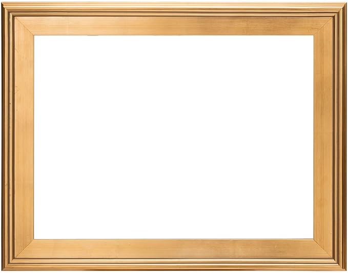 Creative Mark Plein Air Style Frame, Hand Leafed Gold, 18x24-2.75" Wide Moulding with 1/2" Rabbet Depth, Open Back W/O Glazing, Museum Quality, For Art Panels, Stretched Canvas, Pictures & More