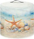Dust Cover for 6 Quart Pressure Cooker Accessories, Dust Proof Easy to Clean Electric Appliance Cover Air Fryer Accessories with Pocket, Watercolor Starfish Seashell