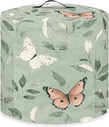 Dust Cover for 3 Quart Pressure Cooker Cover Dust Protection Easy Cleaning Electric Appliance Air Fryer with Pocket Home Decor, Butterfly Leaf Green