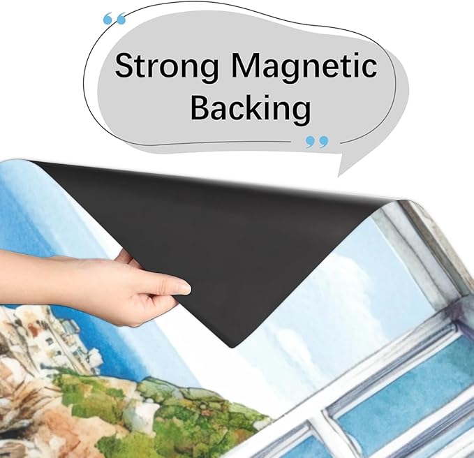 Dishwasher Magnet Cover Flower Ocean Beautiful Dishwasher Decorative Cover Front Dishwasher Door Cover Reuseable Dishwasher Cover Panel Decal for Kitchen Refrigerator Home Appliances 23" X 26"
