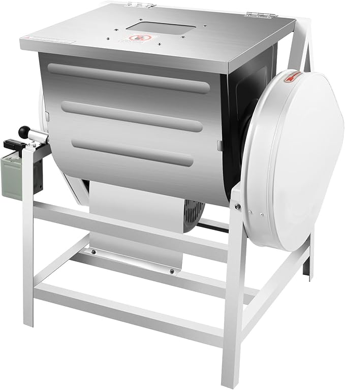Commercial Dough Mixer Big Electric Flour Mixing Machine 1500W 30QT Large Capacity Heavy Duty Dough Kneading Machine with 90° Tilt Bowl, Dual Rotation for Bakeries, Pizzerias, Restaurants