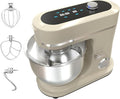 900W Stand Mixer 8 QT Kitchen Dough Mixers LED Touch Screen Adjustable Speed Electric Household Mixers With Bowl,Dough Hook,Whisk And Beater For Baking, Cake,Pizza And Most Home Cooks