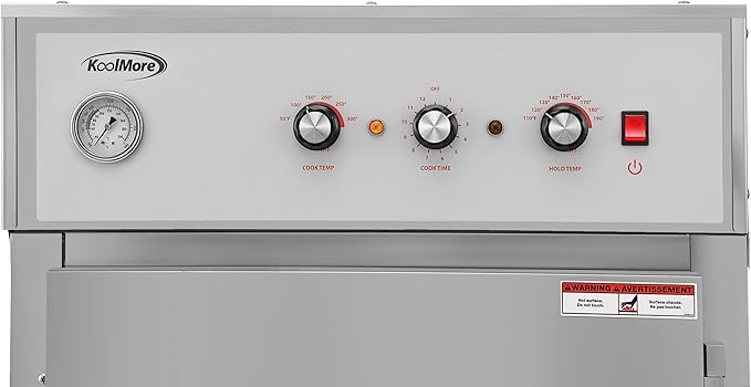 KoolMore Half-Size One Door Commercial Cook And Hold Oven 3,000 W and 208/240V, UL Listed in Stainless-Steel (KM-CCAH3-1D)