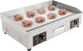 Commercial Electric Griddle,110V 3000W Countertop Flat Top Grill,Stainless Steel Griddle Grill with 122℉-572 ℉ Adjustable Temp,for Home or Restaurant