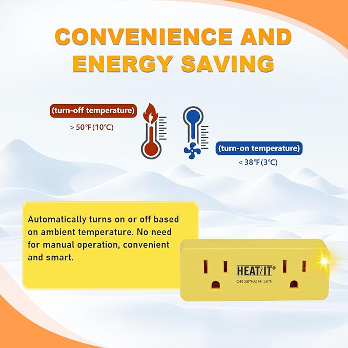 HEATIT ET-24 Freeze Thermostatically Controlled Outlet