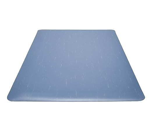 Guardian Marble Top Anti-Fatigue Floor Mat, Vinyl, 2'x3', Blue, 34243640