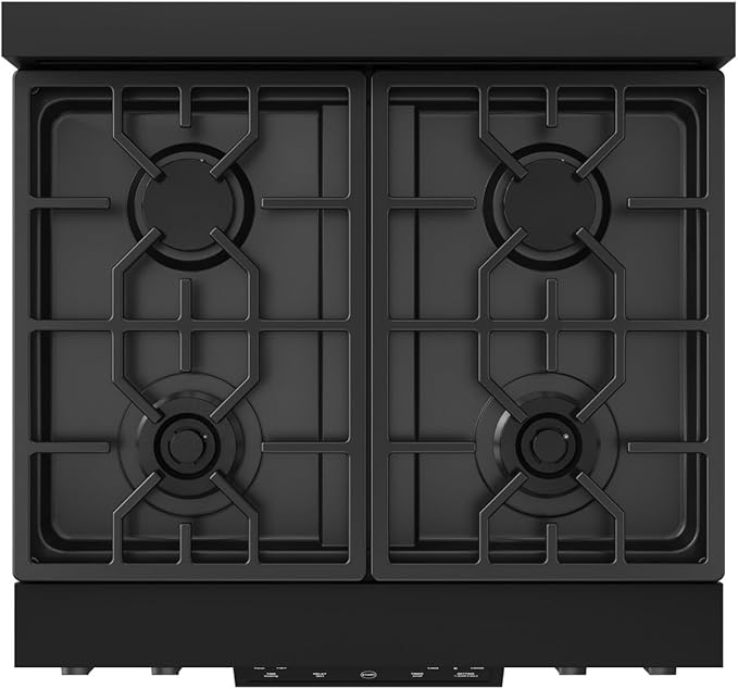 Gordon Ramsay by THOR Kitchen 30 Inch Professional Liquid Propane Range with Tilt Panel Touch Control in Black