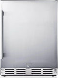 Kalamera Beverage Refrigerator 24 Inch, Under Counter 150 Cans Mini Drinks Fridge with Stainless Steel Door, Beverage Cooler Built-in and Freestanding, 32-40℉ Temperature Range