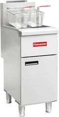 Commercial Gas Floor Fryer with 2 Baskets, 90000 BTU Propane Gas Fryer - Only Commercial Use, Precision Temp Control, Stainless Steel Deep Fryer for Restaurants, Fast Food, Food Trucks