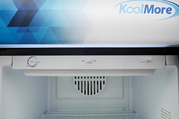 KoolMore 26 in. Commercial Glass Door Merchandiser Refrigerator with LED Lights, 15 cu. ft. in Black, ETL Listed (KM-MDR-1GD-15C)