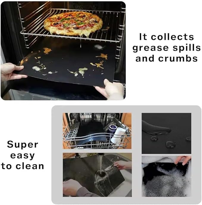 Air Fryer Liners Compatible with Emeril Lagasse 26 QT Extra Large Air Fryer, 4 PCS Air Fryer Oven Liners Reusable for Emeril Lagasse Accessories