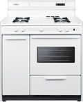 Summit WNM4307KW Kitchen Cooking Range, White