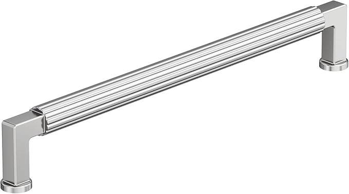Amerock Ballard 8-13/16 inch (224mm) Center-to-Center Polished Chrome Cabinet Pull, BP3764726