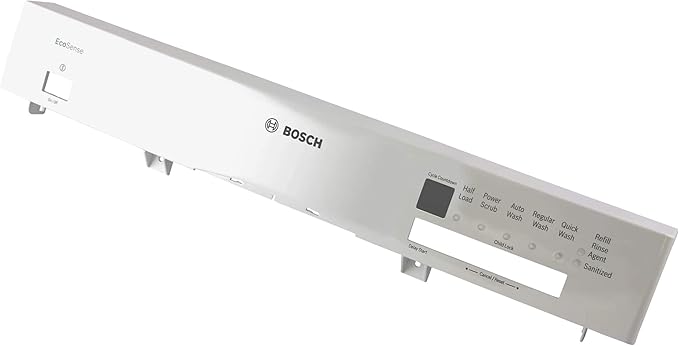 Bosch 00683958 Genuine OEM Control Panel (Gray) for Bosch Dishwashers