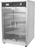 5-Tier Food Warmer, 600W Commercial Food Warmer Display Electric Heating Pizza Pastry Warmer Display Case 85-185℉ for Buffet Restaurant Countertop Catering Hot Box Warming Holding Cabinet