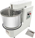 30L Commercial Dough Mixer 110V, Double-Speed Dual-Motion System (Bowl & Spiral Hook) Stainless Steel Dough Kneading Machine, Detachable Bucket, for Mixing Flour