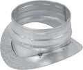 Galvanized Steel Saddle Takeoff – Round 90 Degree Splitter for 6” Duct with 4" Outlet Branch Connector - Range Hood Duct Adapter - Heavy Duty Supply/Exhaust Air Ventilation Duct Work Collar