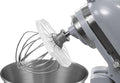Whisk Wiper® PRO for Stand Mixers - Mix Without The Mess - The Ultimate Stand Mixer Accessory - Compatible With KitchenAid Tilt-Head Stand Mixers - 4.5qt, 5qt (Color: Clear)