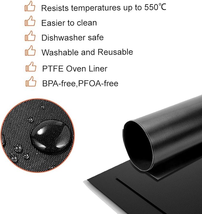 4 Pack Air Fryer Liners for Cuisinart Air Fryer Cuisinart Convection Toaster Oven and Emeril Lagasse 26 QT Extra Large Air Fryer