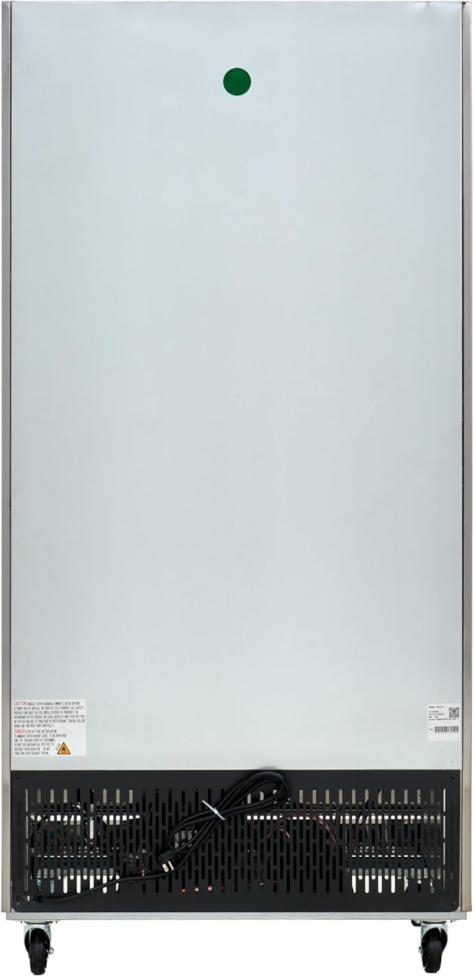 Kratos Commercial Freezer 2 Door Reach In, Narrow Depth, Stainless Steel 39.5"W (67K-013)