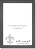 wallsthatspeak 20x27 Slate Gray Picture Frame for Puzzles Posters Photos or Artwork