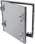 Repa Market 12 x 12 Inch Galvanized Steel Duct Access Door – Airtight Insulated Crawl Space Access Doors - Inspection HVAC Panel with Hinged 2 Clasp Lock Door – Door Access for Ventilation Cleanout