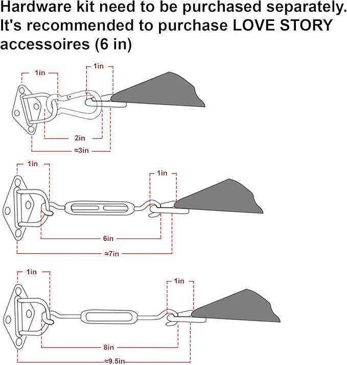 LOVE STORY Custom Size 7' x 13' Piquant Green Sun Shade Sail Canopy Commercial Rectangle Sail Shade Fabric for Patio Garden Backyard Pool (Customized)