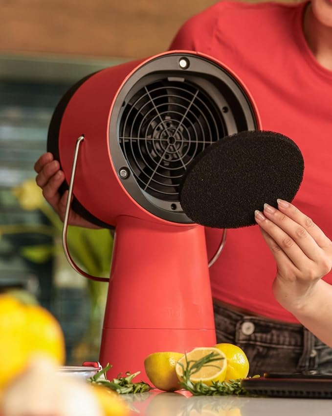AirHood Charcoal Filter | Activated Charcoal Odor Absorber with >70% Carbon Content - 5 Sheet of Air Filter Replacement, Up to 500 Hours Usage, Equivalent to 2 Years of Regular Cooking
