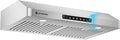 AAOBOSI Range Hood 30 inch Under Cabinet,800-CFM Gesture Sensing/Touch Control/Motor Upgrade Low Noise,3 Speed Range Hood with LED Lights Exhaust Fan, Stainless Steel Kitchen Vent Hood
