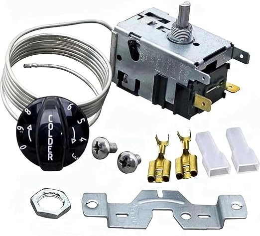 988284 800382 Upgrade Temperature Control Kit, 077B6856 Refrigerator Thermostat Controller, Compatible with True Refrigerators Series, Replacement for 077b, 800306 461387, TC,TSD,T Series,GDM,GEM,G4SM