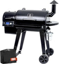 Z GRILLS ZPG-450A Wood Pellet Grill & Smoker with PID V3.0 Controller, 459 Sq in Cook Area, Meat Probe, Foldable Shelf, 8 in 1 BBQ Grill Outdoor Auto Temperature Control, Black