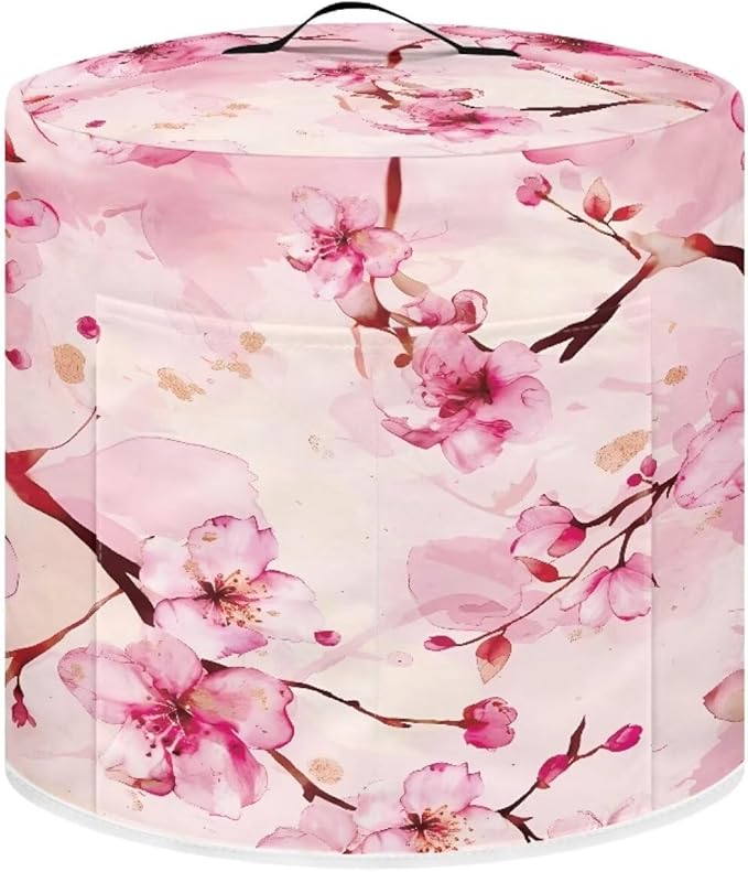 TODIYADDU Sweet Floral Pressure Cooker Cover for 3 Quart Instant Pots Insulated Kitchen Appliance Dust Cover for Round Pressure Cooker Practical Instant Pots Air Fryer Accessories Presents