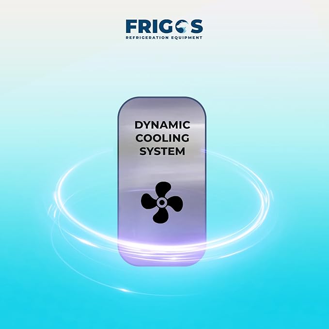 Frigos FG-UCFZ-48 48" 11.1 Cu Ft Commercial Undercounter Freezer - ETL Certified Stainless Steel Exterior, LED Lighting - Standing Freezer Included Liftgate