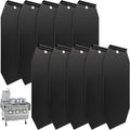 10 Pack L800 Series PTFE Release Sheets with Bracket Loop Compatible with Taylor Clamshell Grill Replaces 080595, 31.5'' x 21'' Non Stick Toaster Release Sheets PTFE Liner for Bread, Buns
