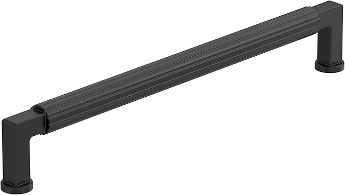 Amerock Ballard 12 inch (305mm) Center-to-Center Matte Black Appliance Pull, BP37650MB