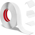 Wall Corner Protector Peel and Stick Corner Trim Molding Flexible Inside & Outside Wall Edge Guard Self Adhesive Moulding Trim for Edge Use, White, 0.8” W x 10’ L
