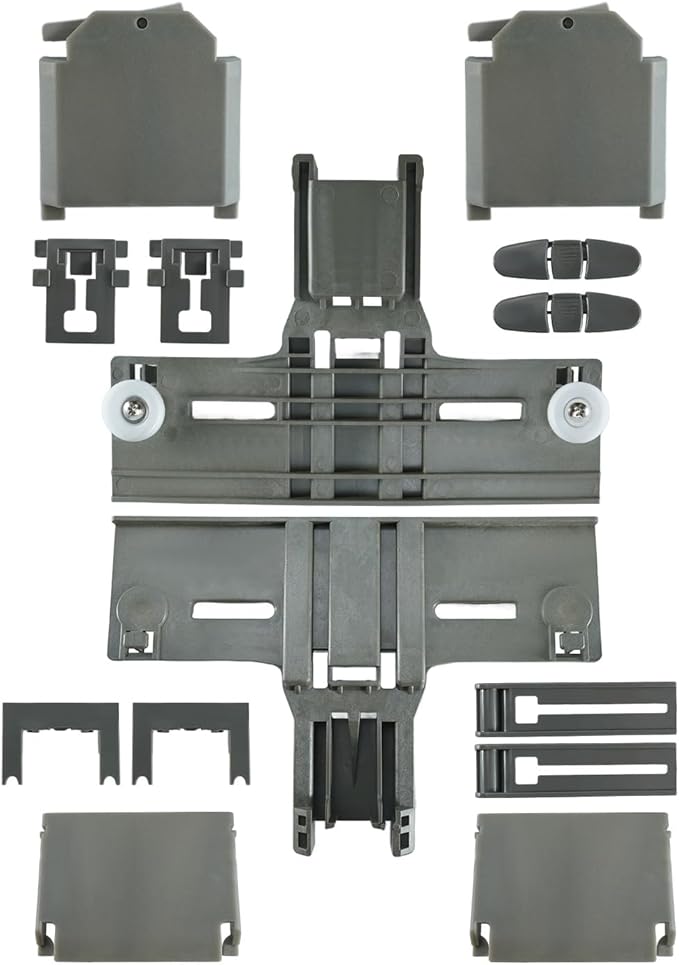 13Pcs Dishwasher Top Rack Part W10350375 and Adjuster Housing W10195372 Fit for Whirlpool Kenmore KitchenAid Dishwasher, Replace W10712395 W10195840 1872228 W10195839 WPW10195839 W10508950 W10250160