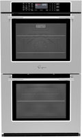 Empava 30 inch Built-In Electric Double Wall Oven, 10 Cu. ft. Capacity, True Convection, Air Fry, Self-Cleaning, Screen Touch Control