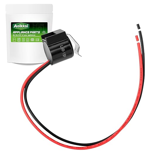 W10225581 Refrigerator Bimetal Defrost Thermostat by AOLKKSI - Compatible with Whirlpool, Sears, Kenmore Refrigerator - Replaces WPW10225581, AP6017375, PS11750673, PS237680, 2321799