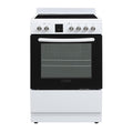 Equator 24" Electric Range in White, Ceramic Cooktop, Convection Oven & Air Fry Function – Compact Freestanding Stove for Baking, Broiling, Grilling, Air Frying & Everyday Cooking