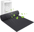 Cut to Fit Carbon Air Purifier Filter Roll, 16x48x1/4 inches Size Activated Charcoal Dust Filter Sheet,Carbon Pad Replacement for Air Vent,AC,Range Hood,Pond,Compost Bin,Odor Absorbing