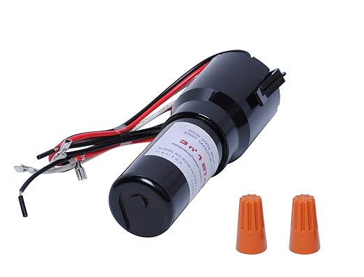 RCO410 3 in 1 Compressor Hard Start Capacitor Kit For Refrigerators & Freezers 1/4-1/3 H.P. 115VAC （3pcs）