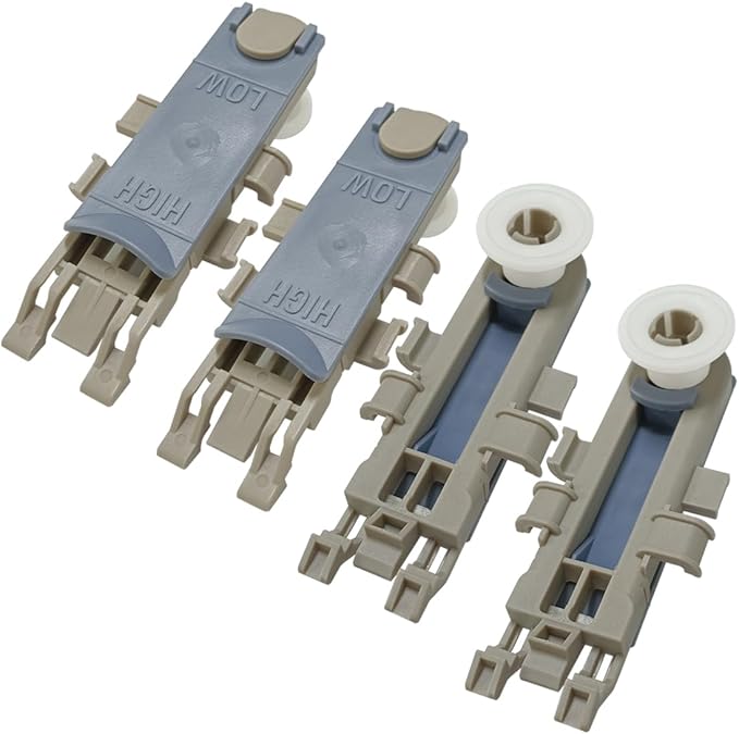 WP8561996 Dishwasher Upper Rack Wheel Adjuster, Replace W10889280 8561996 B0050O2HIO B00JLMM1V4, Replacement for Whirlpool, Maytag, KitchenAid, Magic Chef (4 Pack)