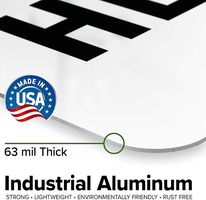 Custom Notice Sign, OSHA Sign, 18x24 Inches, Rust Free .063 Aluminum, Fade Resistant, Made in USA by My Sign Center