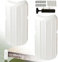 XIALUO Dock Corner Bumper Fender Inflatable Dock Protection White/Black 8"x16" Protect Docks and Ships from Damage Caused collisions