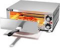 PYY Pizza Oven Indoor Electric Countertop Commercial Pizza maker with Crumb Tray Stainless Steel Pizza Cooker Machine for Home