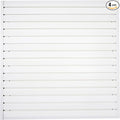 Slatwall Panel Garage Organizer Heavy Duty Wall Mounted, PVC Slat Panels Home Storage System, Tool Organization Peg Board 4ft by 4ft (White)
