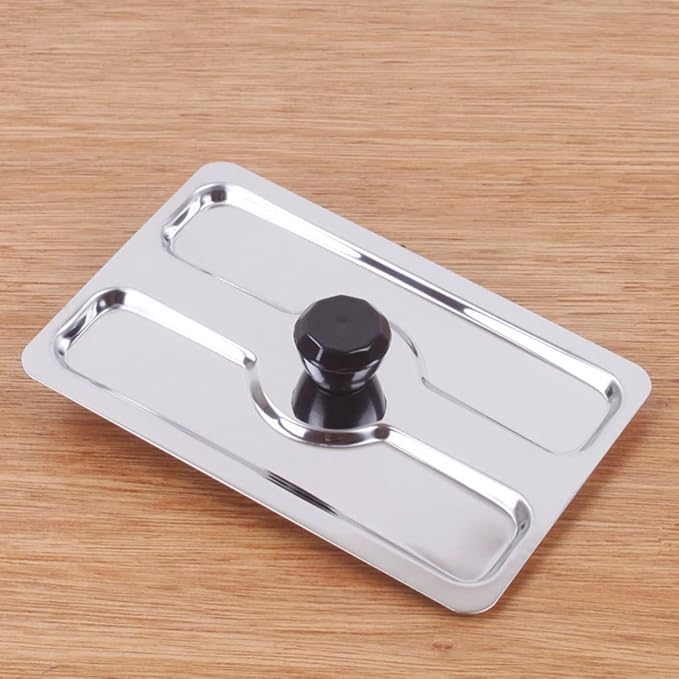 BESPORTBLE Metal Toaster Dust Cover Stainless Steel Electric Bread Maker Upper Cover Toaster Appliance Top Cover for Bread Machine Part Accessories
